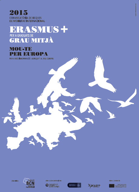 Cartell Erasmus+ Formació Professional 2015