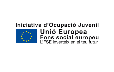 Logo Iniciativa d'Ocupació Juvenil Unió Europea